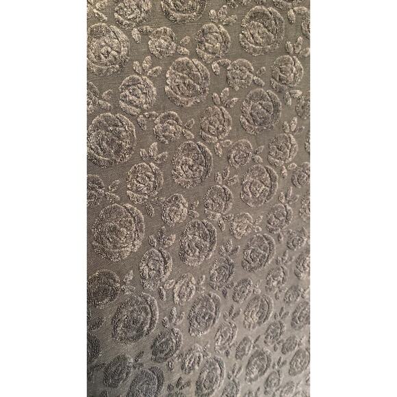 All That Jazz Womens'‎ Large Blue Floral Brocade Velvet Burnout Y2K Dress - Picture 3 of 5